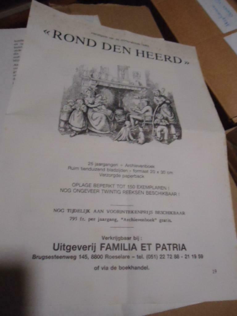 Guido Gezelle, Rond den Heerd, volledige 25 eerste jaargange, Antiek en Kunst, Ophalen