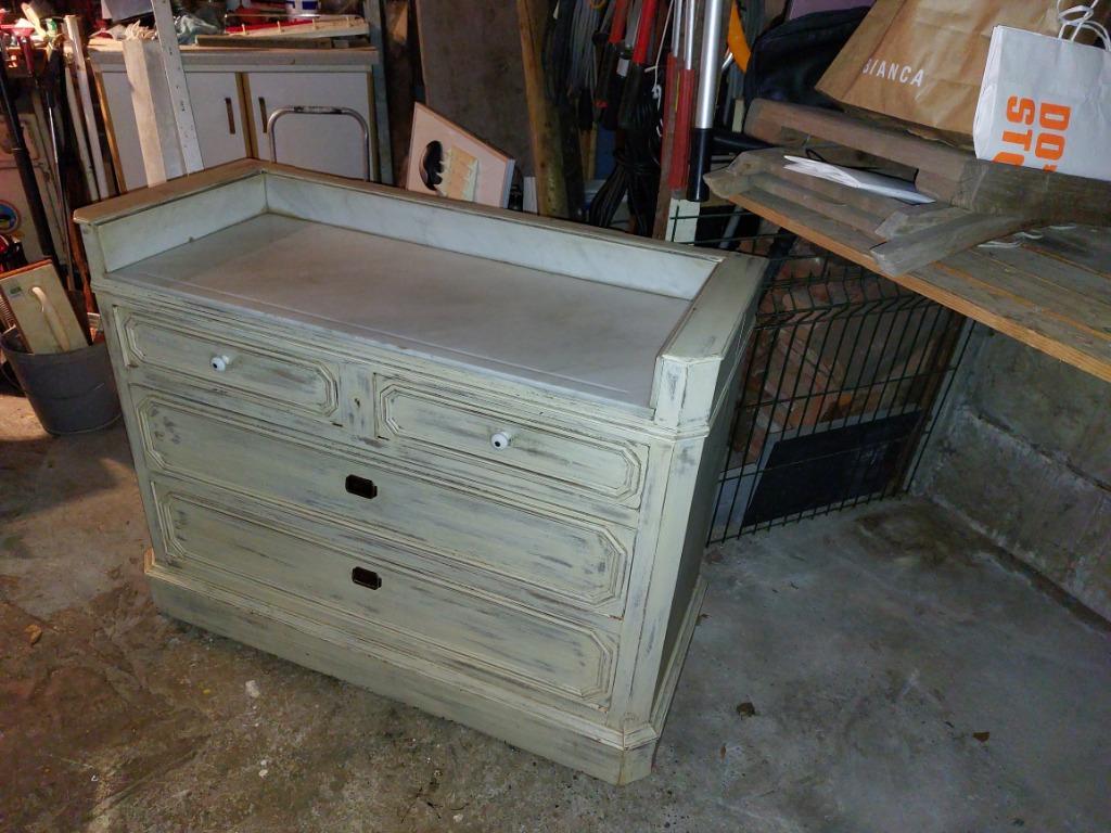 Commode, Ophalen, Gebruikt