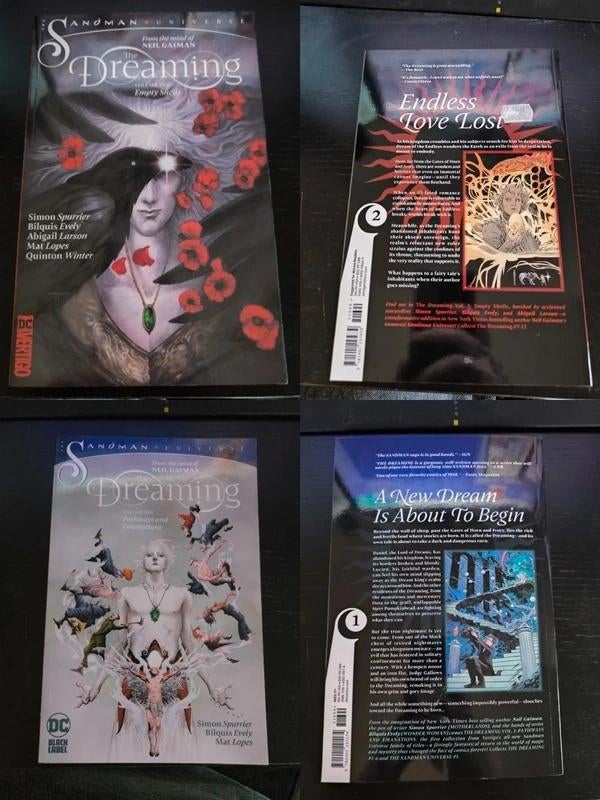 Lot The Dreaming Volume #1 and #2, Boeken, Ophalen of Verzenden