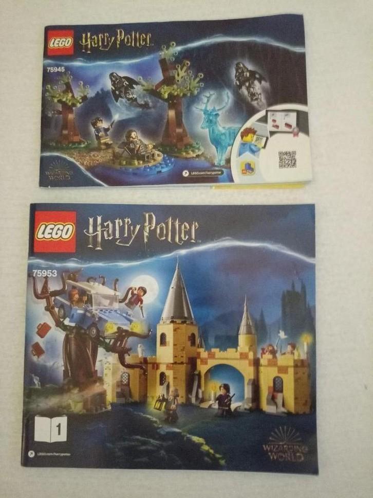 Lego Harry Potter handleidingen 75945 75953, Enlèvement ou Envoi, Comme neuf, Lego