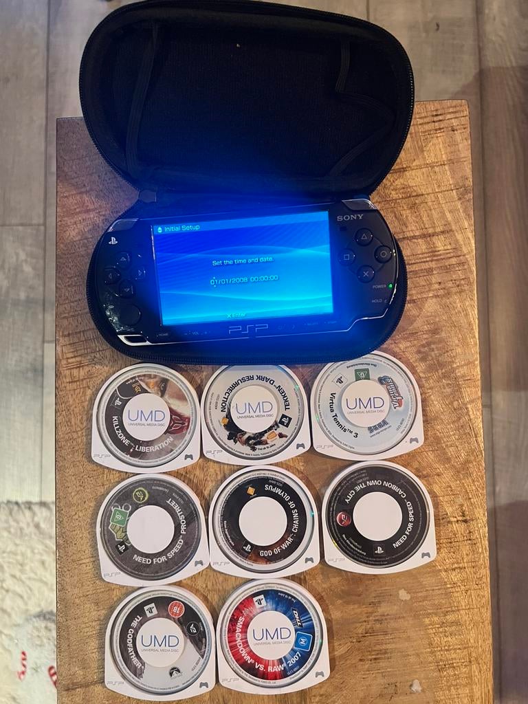 PSP met games - Goede conditie!, Verzenden, Zo goed als nieuw