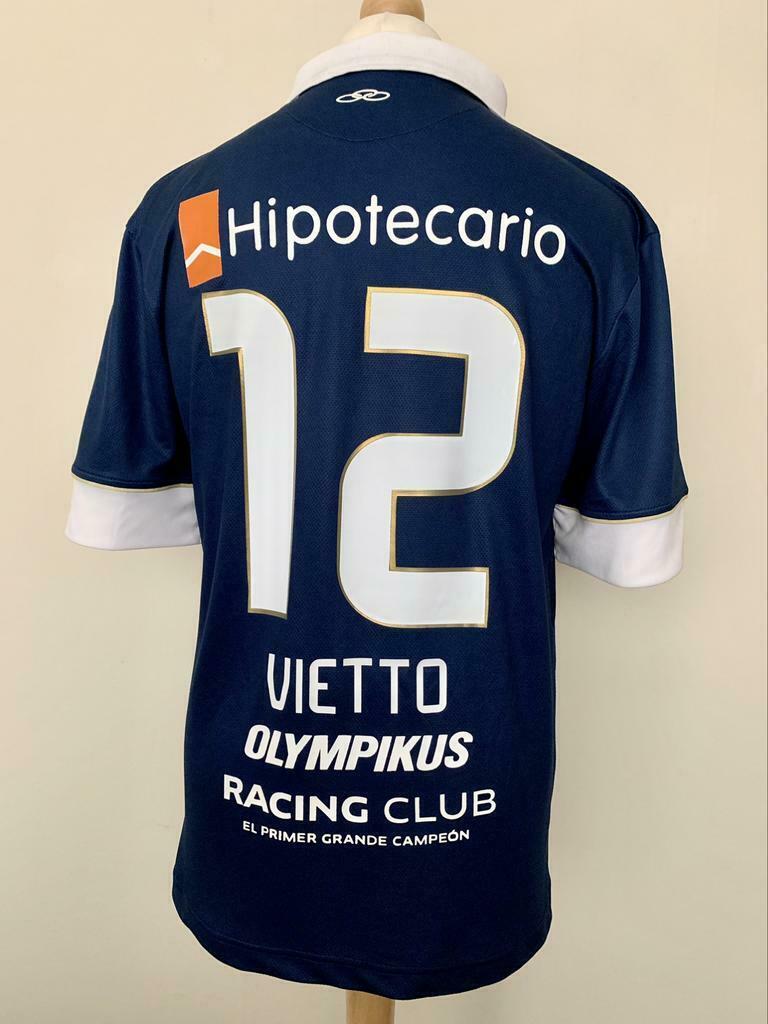 Racing Club 2013 Away Vietto match worn Argentina shirt, Taille M, Enlèvement ou Envoi, Utilisé, Maillot