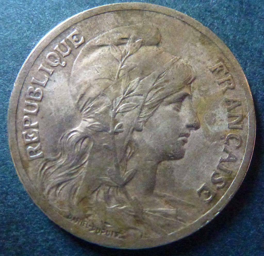 Pièces 5 et 10 Centimes France 1900, Envoi, Monnaie