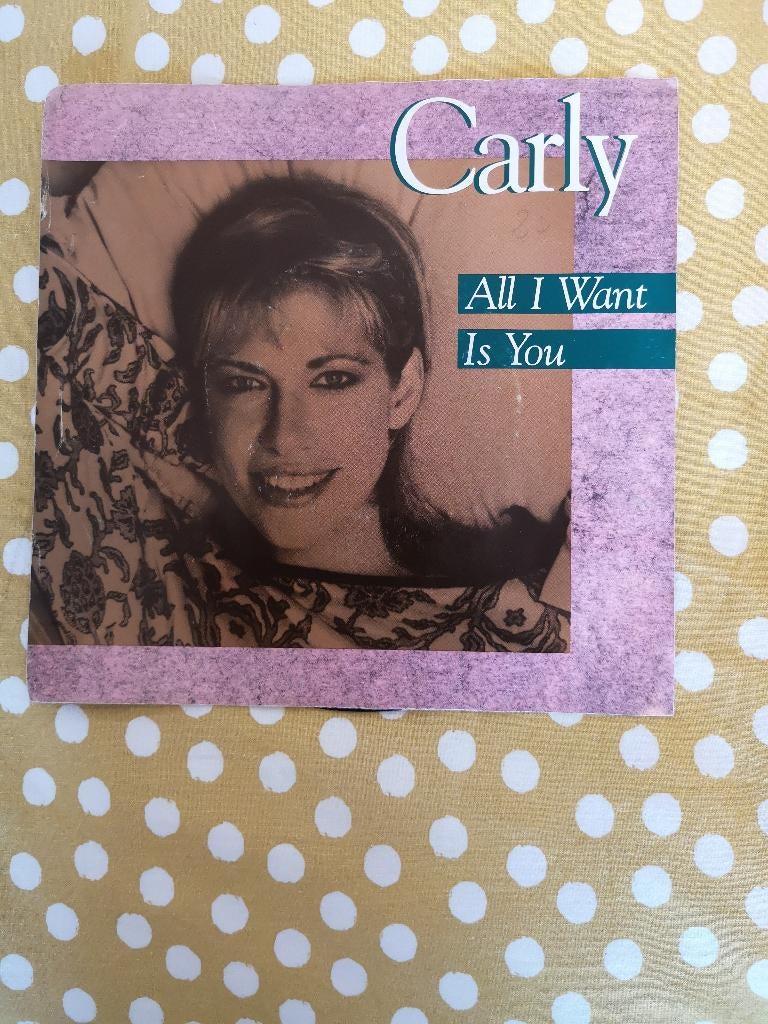 45T CARLY IF I WANT IS YOU (port gratuit), Enlèvement ou Envoi, 7 pouces, Pop, Single