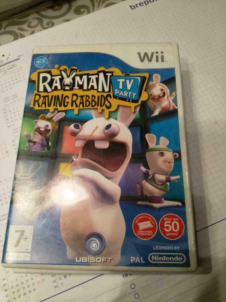 Rayman raving rabbids TV party - joue également sur Wii U, Enlèvement ou Envoi, Comme neuf