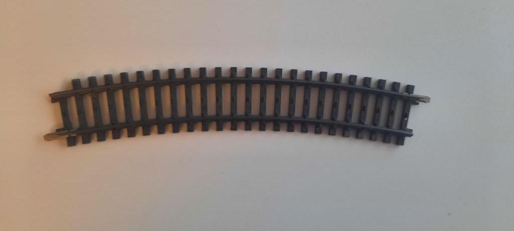 marklin k-rails bocht 2132, Wisselstroom, Gebruikt, Rails, Ophalen of Verzenden
