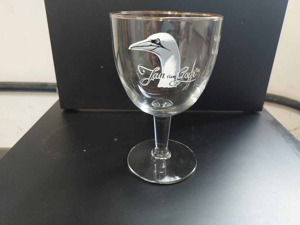 Verre à bière Jan Van Gent, Enlèvement ou Envoi, Comme neuf, Verre à bière