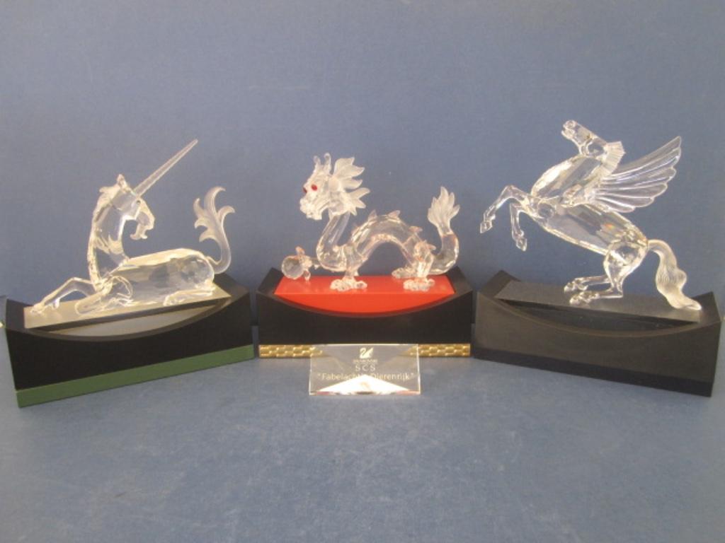 Swarovski Jaarstuk SCS 1996,1997 & 1998 kompleet, Verzenden, Nieuw, Figuurtje