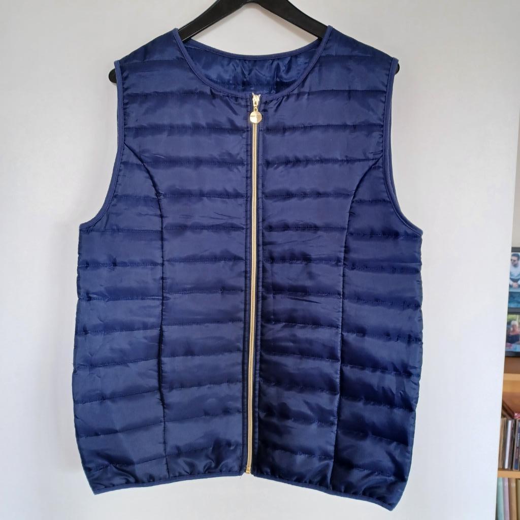 Veste sans manche, Vêtements | Femmes, Vestes | Été, Enlèvement ou Envoi, Neuf, Taille 42/44 (L), Bleu