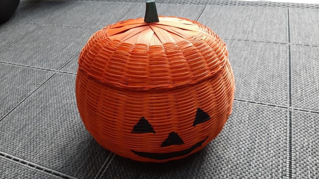 Panier à bonbons Halloween, Enlèvement ou Envoi, Comme neuf