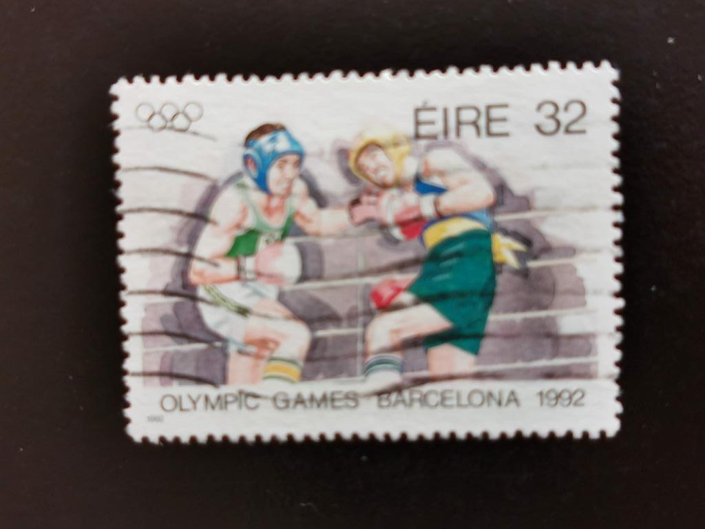 Irlande 1992 - sports - JO de Barcelone - boxe, Enlèvement ou Envoi, Irlande, Affranchi