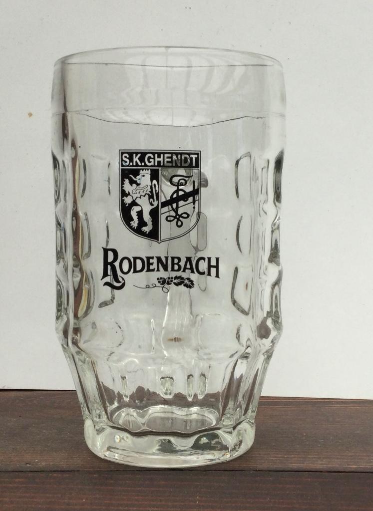 Bier brouwerij kroes Rodenbach zwart schild, Verzamelen, Biermerken, Ophalen of Verzenden, Zo goed als nieuw
