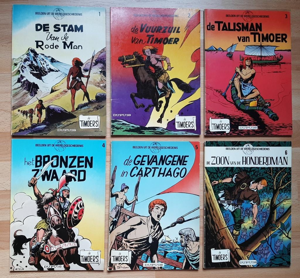 Beelden uit de wereldgeschiedenis - de Timoers nr 1 t/m 28, Boeken, Stripverhalen, Meerdere stripboeken, Ophalen of Verzenden