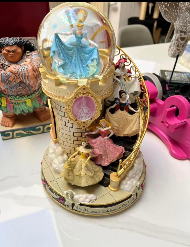 Snowglobe princesse, Verzamelen, Disney, Ophalen, Zo goed als nieuw