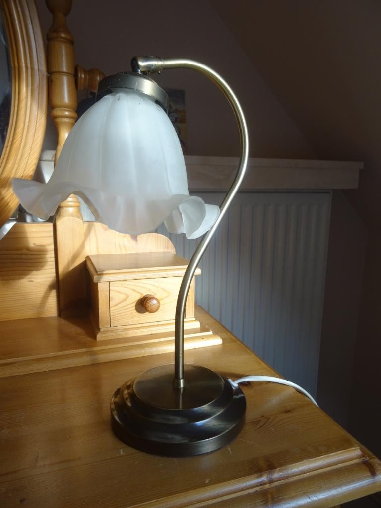 Tafellamp Ikea collector kuplett 1995 type 9302, Gebruikt, Collector, Ophalen of Verzenden, Glas
