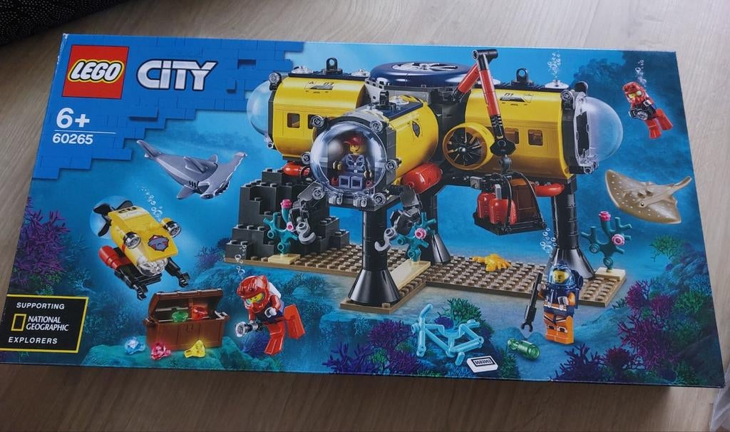Lego city 60265 oceaan onderzoeksbasis - ongeopend, Ophalen of Verzenden, Nieuw, Complete set, Lego