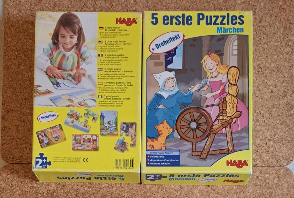 HABA puzzel, Kinderen en Baby's, Ophalen of Verzenden, Minder dan 10 stukjes, Gebruikt, 2 tot 4 jaar
