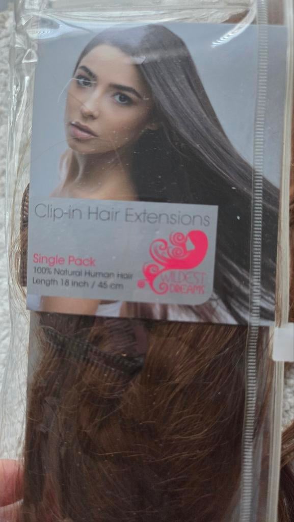 Clip-in Hair Extensions twee paar in één pak, Ophalen