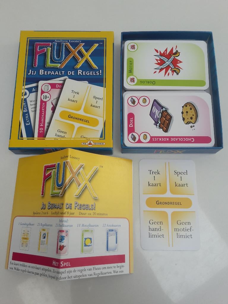 Nieuw spel Fluxx, 2-6 spelers, PS Games, + 1 gratis promo, Ophalen of Verzenden, Nieuw, PS Games