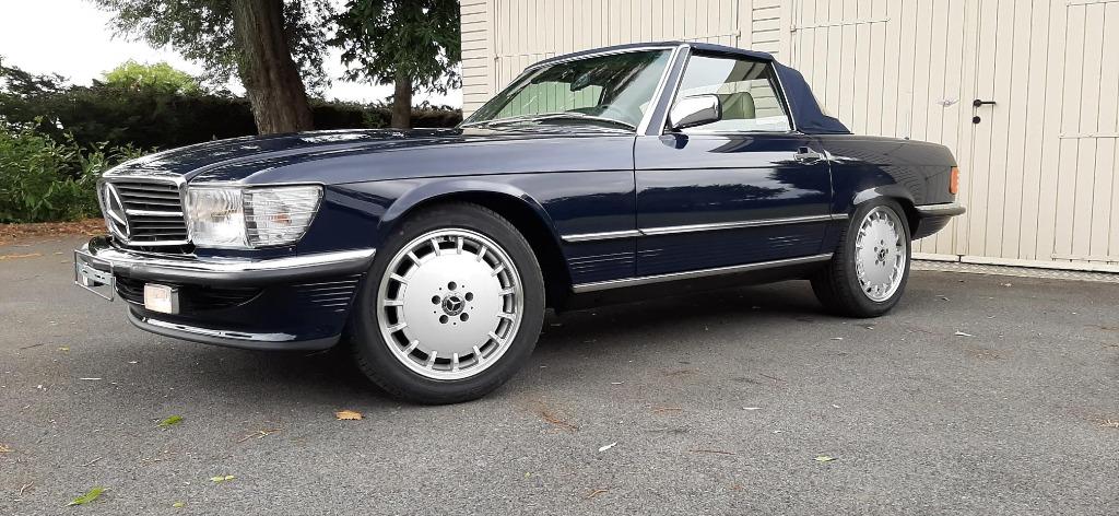 MERCEDES 560 SL V 8 .UNIEK IN NIEUWSTAAT EN OLDTIMER GEKEURD, foto 12