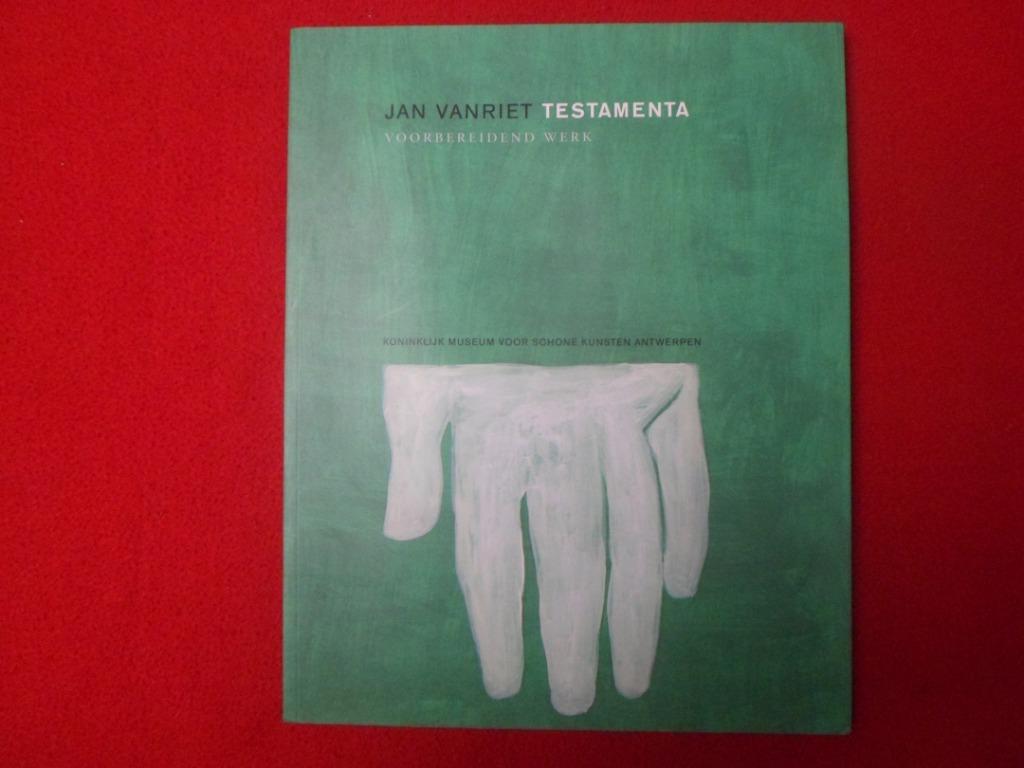 Jan Vanriet: Testamenta . Voorbereidend werk, Peinture et dessin, Enlèvement ou Envoi, Comme neuf, Jan Vanriet