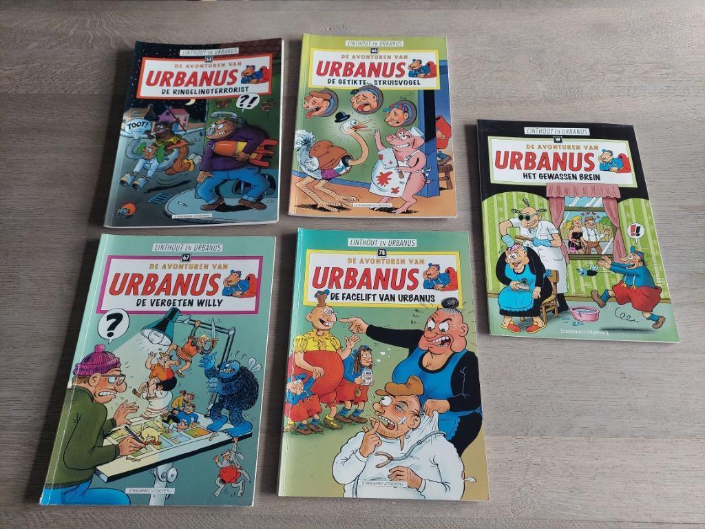 strips Urbanus, Meerdere stripboeken, Ophalen of Verzenden, Gelezen, Linthout en Urbanus
