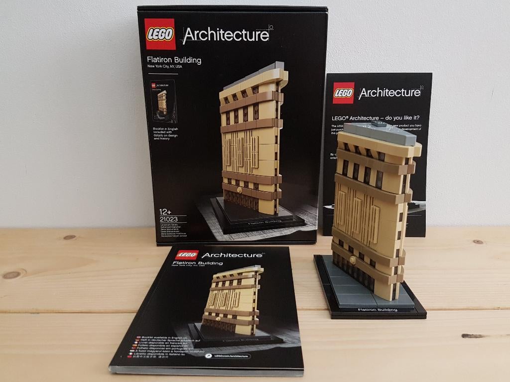 Lego Architecture 21023 Flatiron Building, Ophalen of Verzenden, Zo goed als nieuw, Complete set, Lego