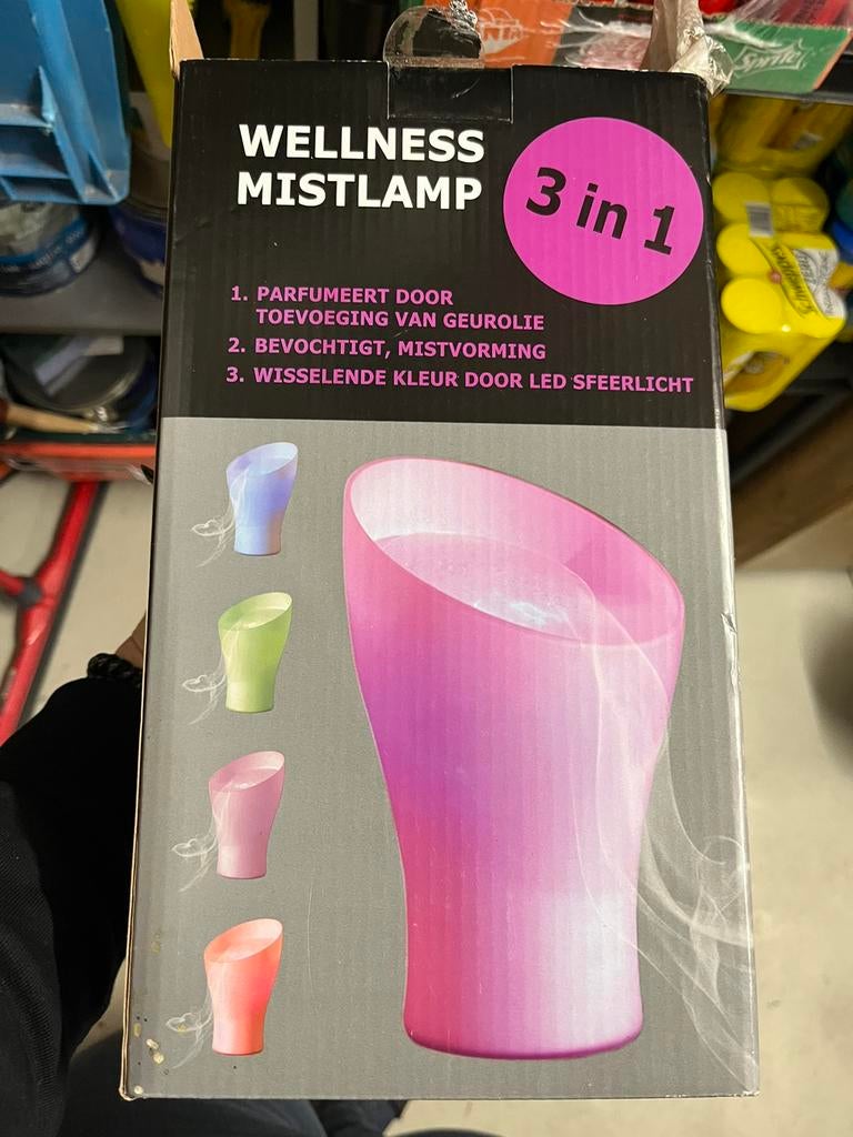 Wellness mistlamp 3 in 1, Ophalen of Verzenden, Zo goed als nieuw