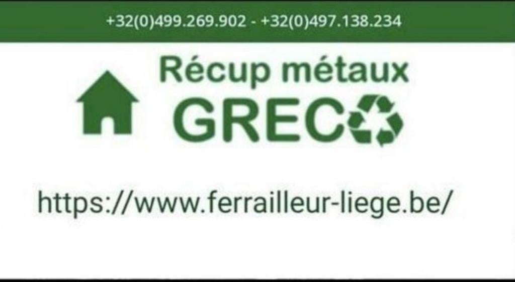 Ferrailleur Liège Récupération Gratis 0499 26 99 02