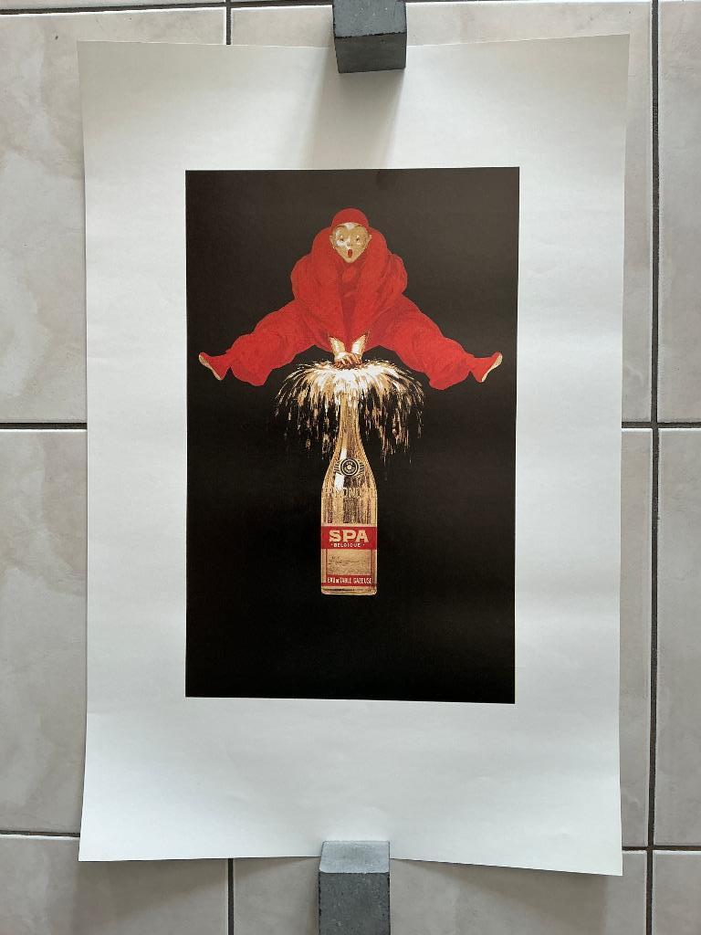 Lot de 2 posters, Eau de SPA Monopole, voir Photos, Collections, Enlèvement ou Envoi, Utilisé, Panneau publicitaire