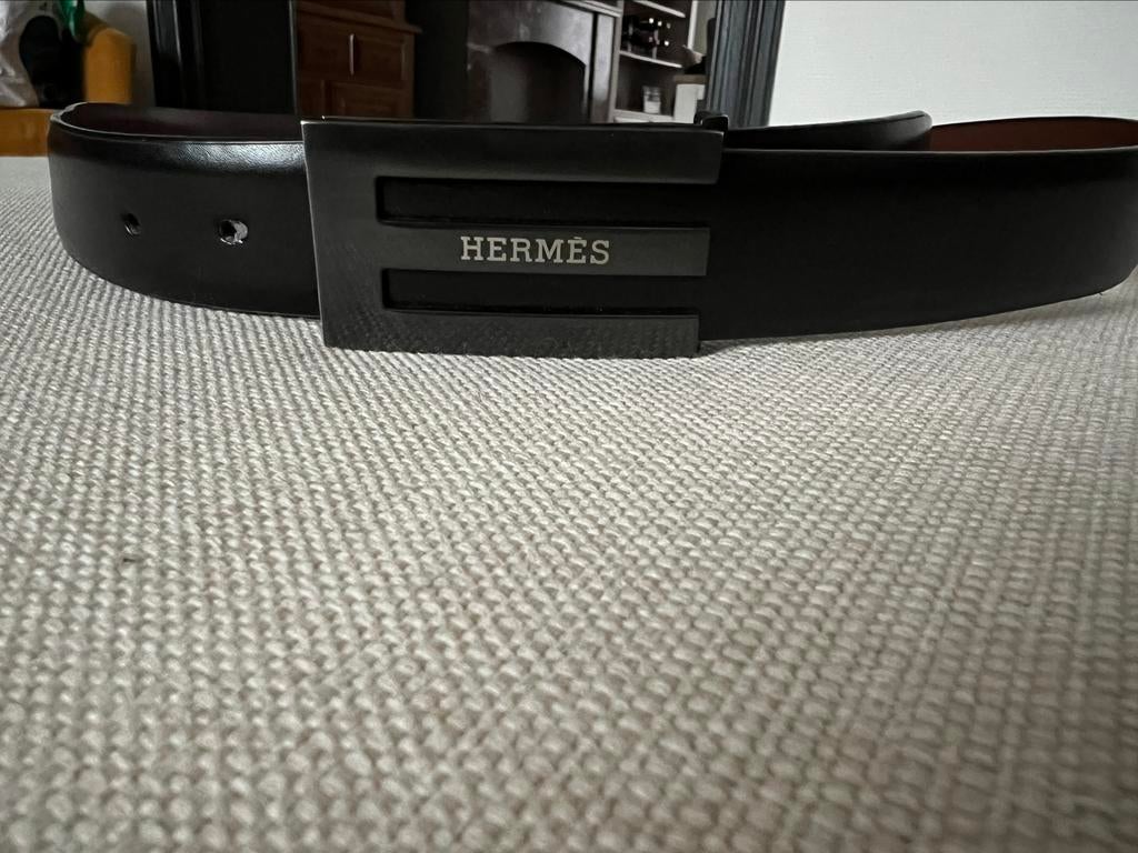 Ceinture Hermès noire et brune à l’intérieur, Vêtements | Hommes, Enlèvement ou Envoi, Ceinture
