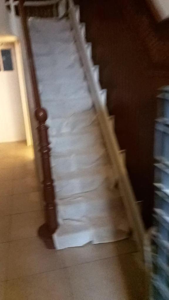 PROTECTION ESCALIER POUR TRAVAUX, Pliable ou rétractable/escamotable, Escalier, Enlèvement, Utilisé