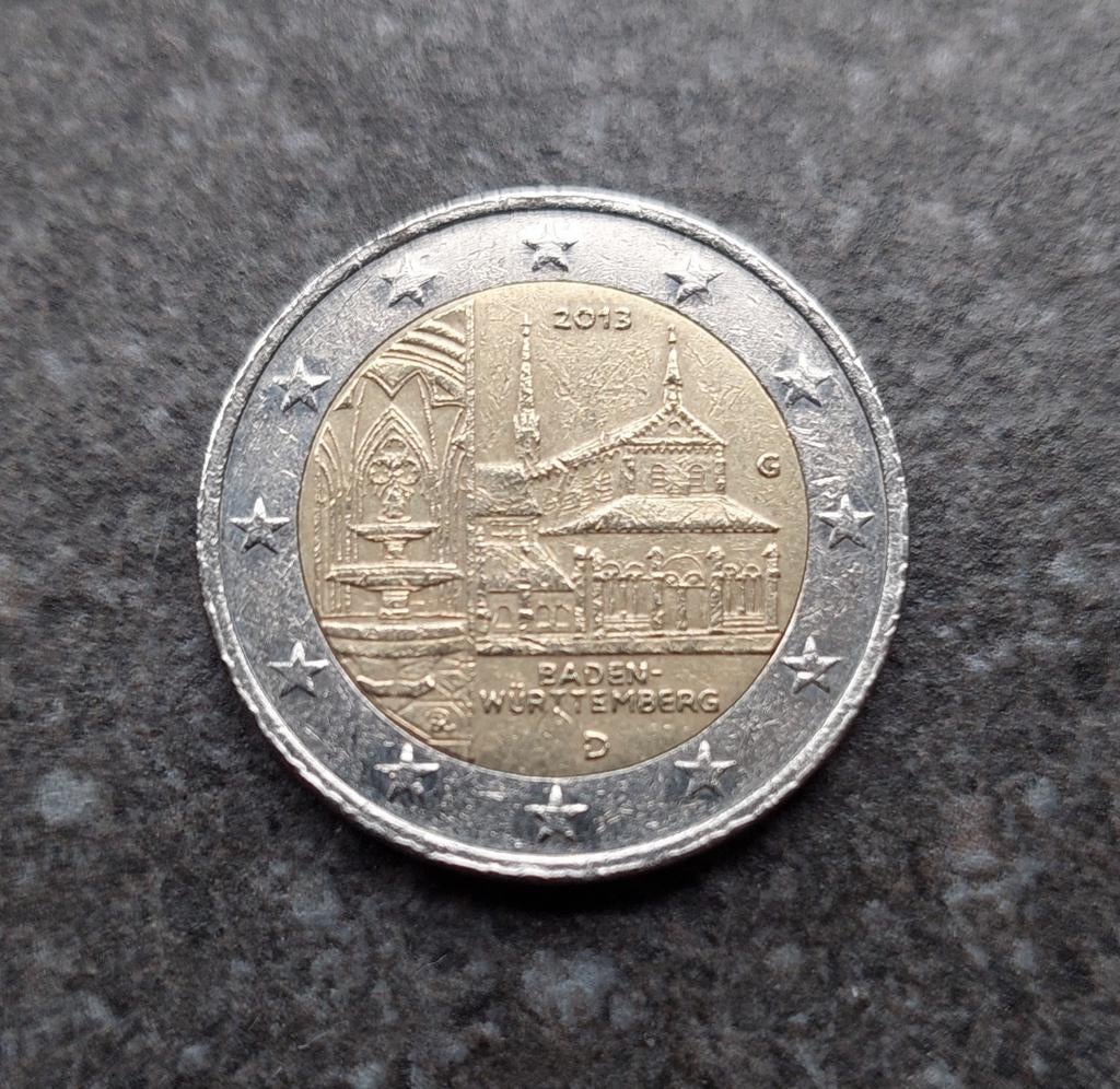 2 euro Duitsland 2013 Maulbronn Baden Wurttemberg G 🇩🇪, Postzegels en Munten, Munten | Europa | Euromunten, Ophalen of Verzenden