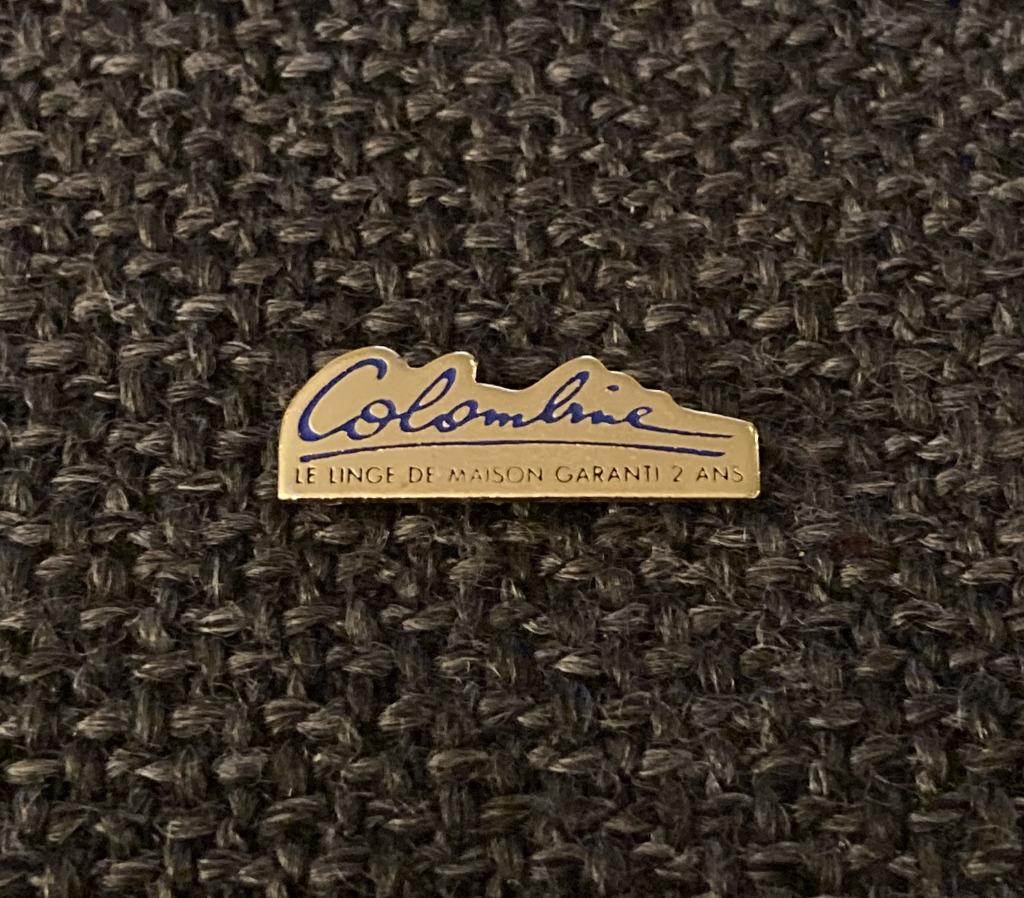 PIN - COLOMBINE - LINGE, Envoi, Utilisé, Marque, Insigne ou Pin's