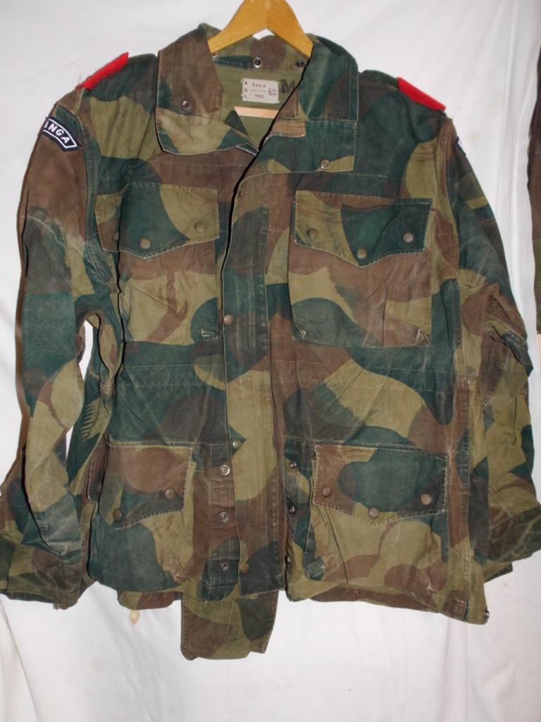 Smock camo  Gendarme Katangais, Collections, Enlèvement ou Envoi, Armée de terre, Vêtements ou Chaussures