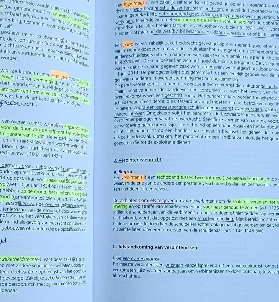 Inleiding tot het recht, Livres, Enlèvement