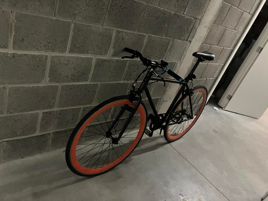 Fixie fiets, Fietsen en Brommers, Ophalen, Gebruikt, Staal, Heren