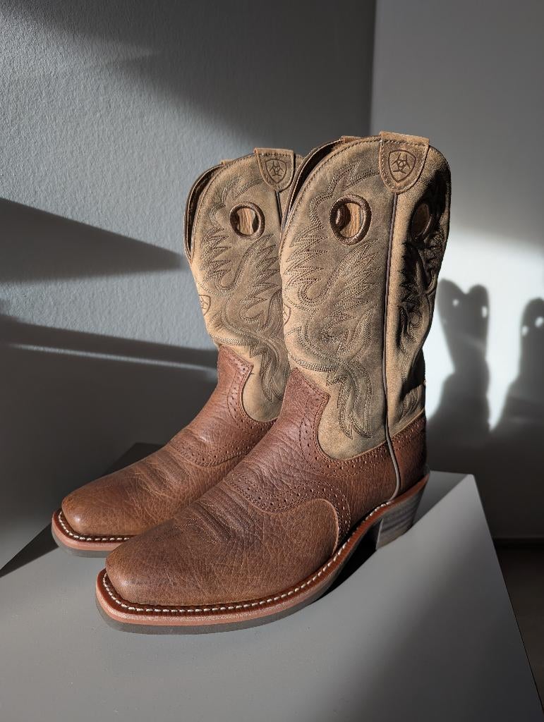 Ariat Roughstock maat 41.5 (US 8.5EE), Bottes, Enlèvement ou Envoi, Comme neuf, Brun
