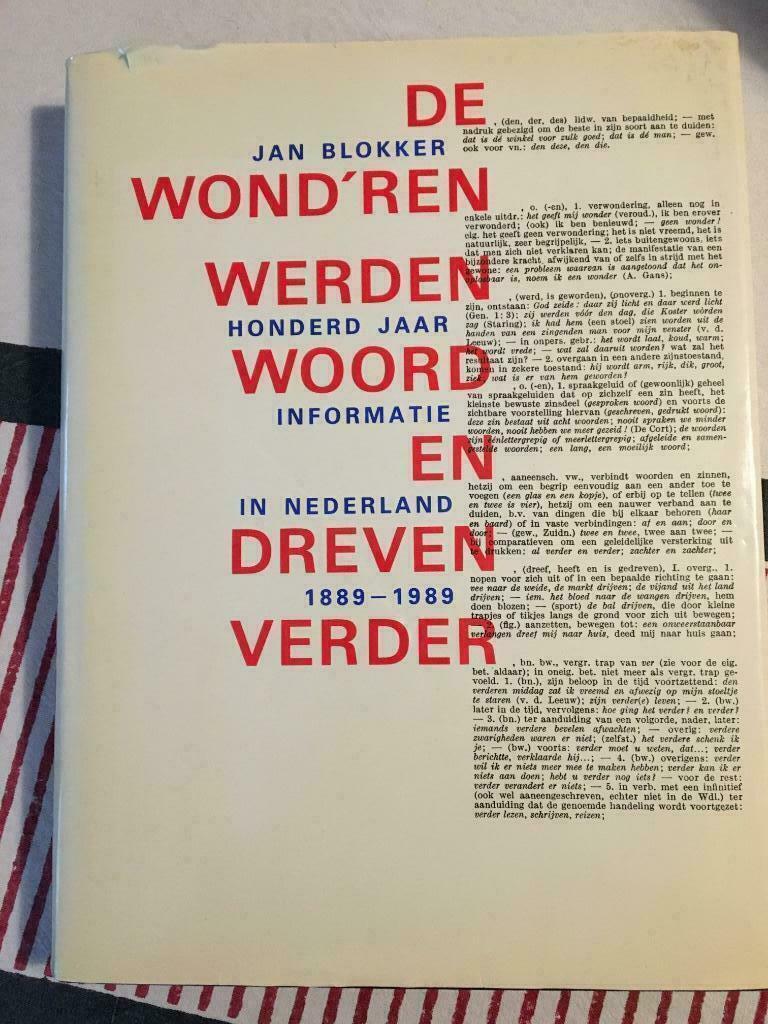 De wonderen werden woord en dreven verder - Jan Blokker, Verzenden, Zo goed als nieuw