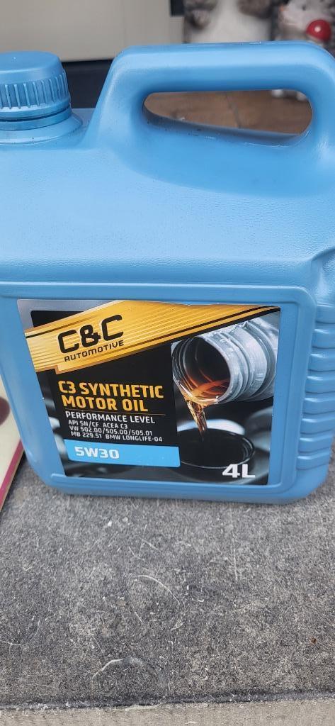 C&C C3 Synthetic Motor Oil 5W30 2 l Long Life Olie, Enlèvement ou Envoi