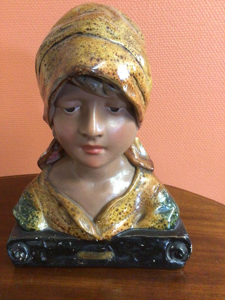 Buste de portrait ancien vers 1900, Antiquités & Art, Enlèvement