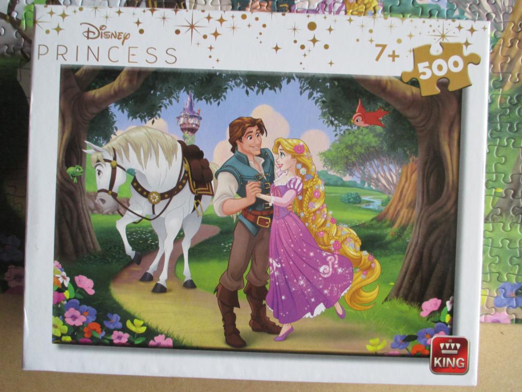 puzzel king rapunzel 500, Ophalen of Verzenden, 500 t/m 1500 stukjes, Zo goed als nieuw, Legpuzzel