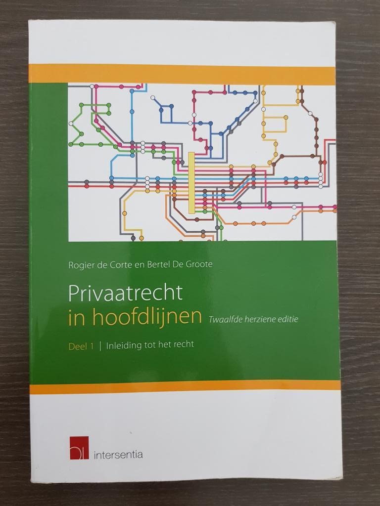 Privaatrecht in hoofdlijnen deel 1, Boeken, Ophalen, Zo goed als nieuw, Overige niveaus, Overige vakken