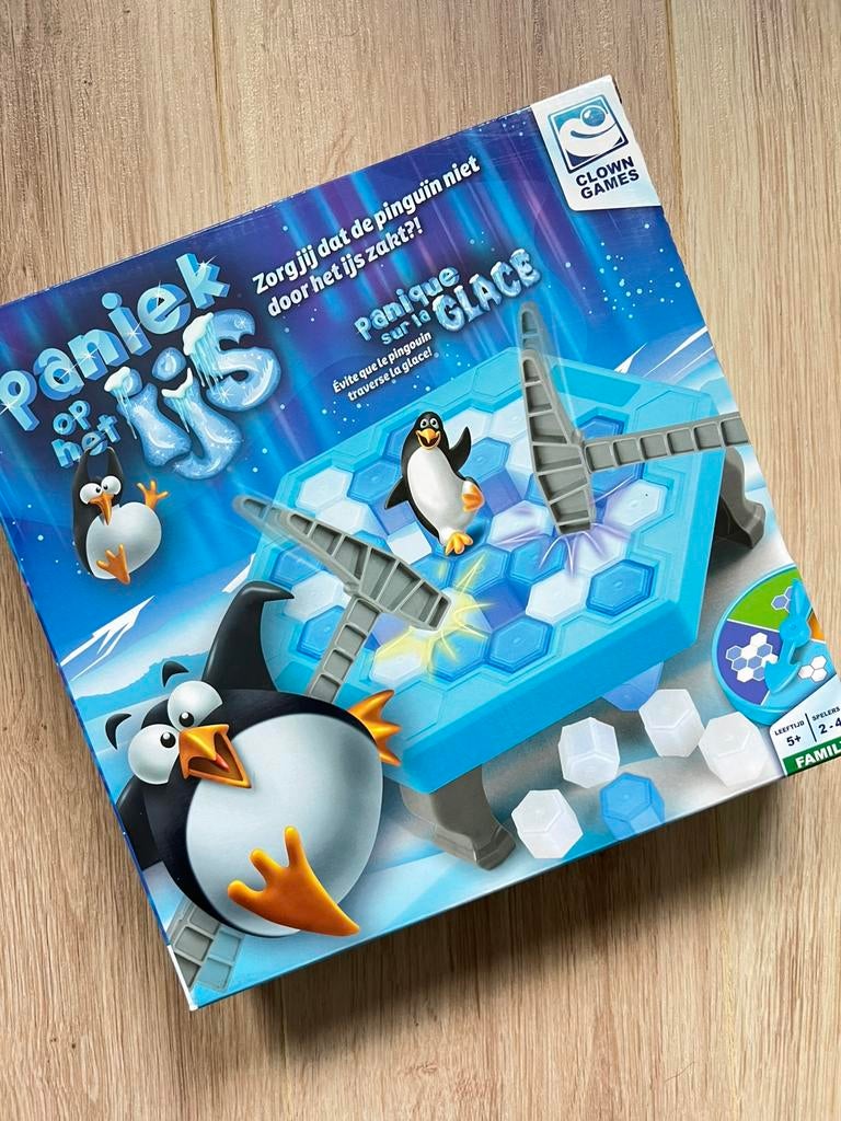 Clown Games - Paniek op het ijs (Pinguin spel), Ophalen of Verzenden, Zo goed als nieuw, Clown games