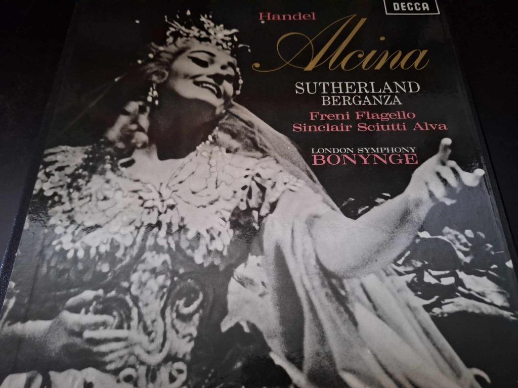 Händel / Bonynge - Alcina Box 2 x Lp's Vinyl / Decca, Gebruikt, Opera of Operette, Ophalen of Verzenden, 12 inch