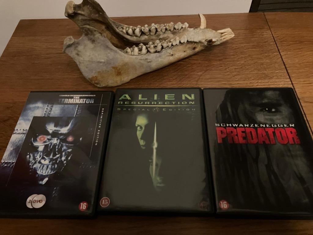 alien resurrection / terminator / predator, Enlèvement ou Envoi