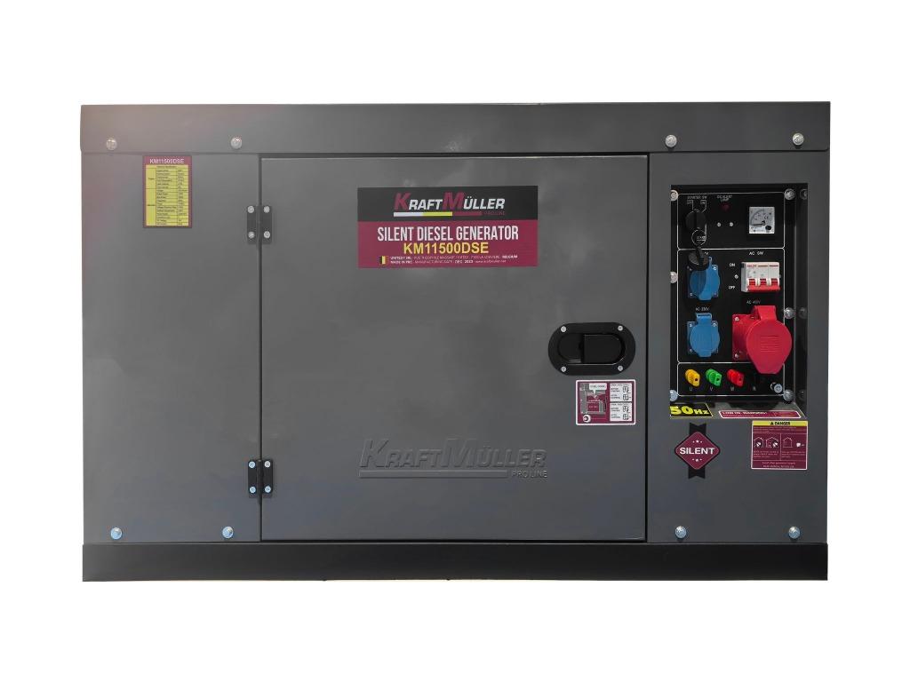 Aggregaat / Generator 220/380 12 KvA Kraft Müller DIESEl, Doe-het-zelf en Bouw, Ophalen of Verzenden, Nieuw, 500 watt of meer