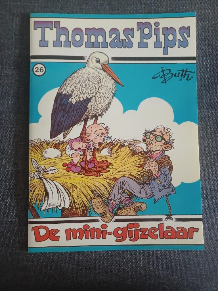 Thomas pips nr 26. De mini-gijzelaar eerste druk, Eén stripboek, Ophalen of Verzenden, Zo goed als nieuw, Buth