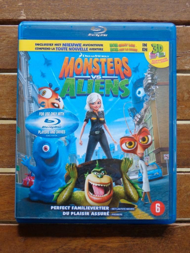 )))  Monstres contre Aliens  //  Animation  (((, Cd's en Dvd's, Blu-ray, Zo goed als nieuw, Tekenfilms en Animatie, 3D, Ophalen of Verzenden