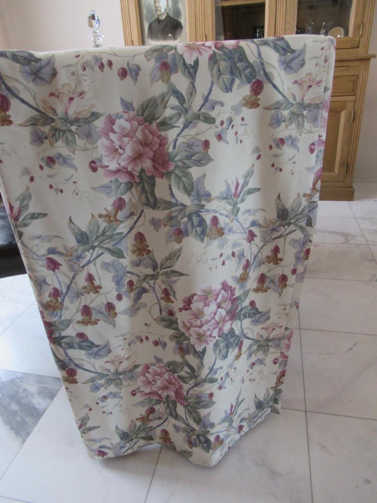 gordijn met plooilint en voering-polyester-H1.80m/Br 2.50m, Enlèvement ou Envoi, Utilisé